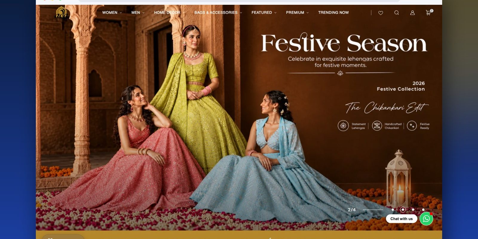 Ada Designer Chikan Studio website by Next Dev Era