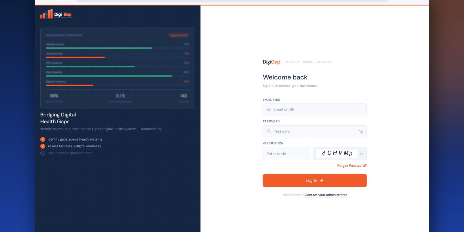 DigiGap website by Next Dev Era